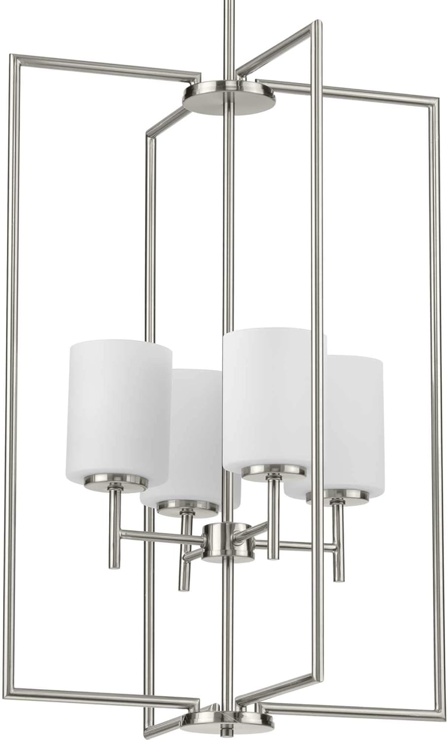 Best Progress Lighting 4-Light Brushed Nickel Foyer Pendant