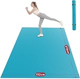 HAPBEAR Large Yoga Mat 7x5ft 8mm Non-Slip Extra Thick Home Gym