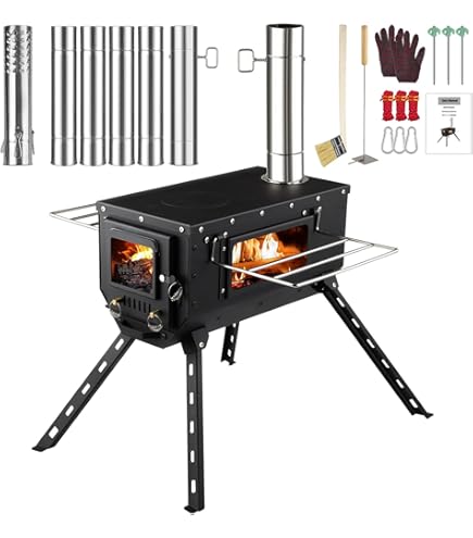 Winnerwell Woodlander Medium Tent Stove 800 Cubic Inch - NORTH RIVER - View #9