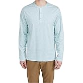 Vince Men's Linen Textured L/S Henley