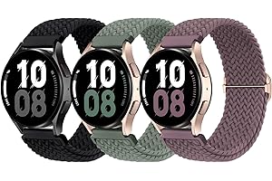 Knossen 20mm Watch Bands Compatible with Samsung Galaxy Watch 7 FE 6 5 4 40mm 44mm, Galaxy Watch 6 4 Classic, Galaxy Watch 3 