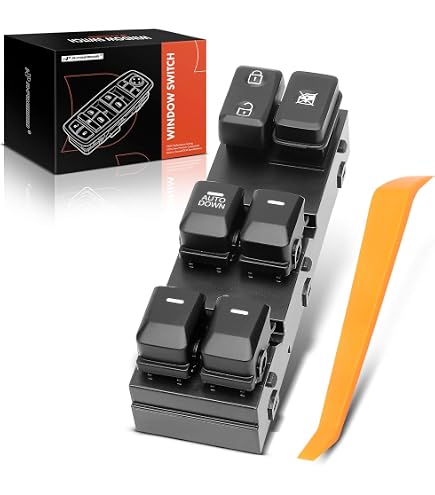 A-Premium Power Window Switch For Kia Sportage 2011-2017 - Rear Left Driver Side Replacement (Fits 935803W000WK) - View #10