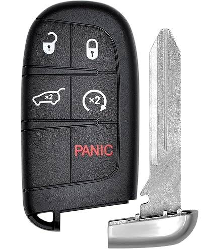 2014-2023 Jeep Cherokee 3-Button Key Fob Remote (GQ4-53T, 68105081, 68508731