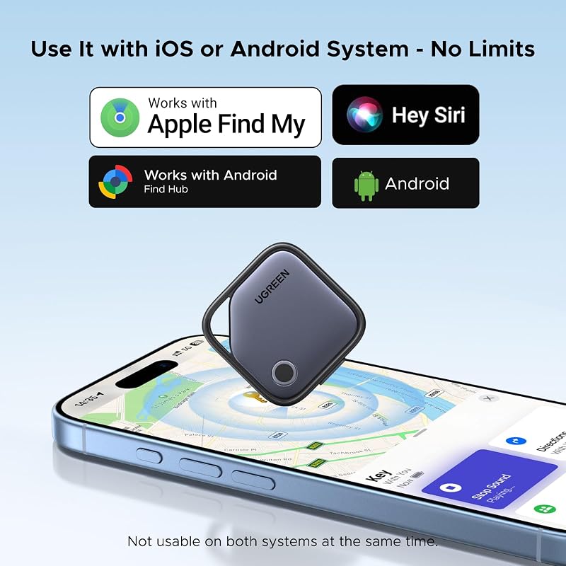 FineTrack Duo Tag avec iOS Find My et Android Find Hub Lot de 4