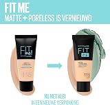 Maybelline Fit Me Foundation Matte + Poreless 122 Creamy Beige 30ml view 2