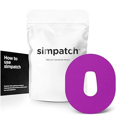 SIMPATCH &ndash; Dexcom G6 Adhesive Patch (25-Pack) &ndash; Waterproof Adhesive, CGM Patches &ndash; Multiple Color Options