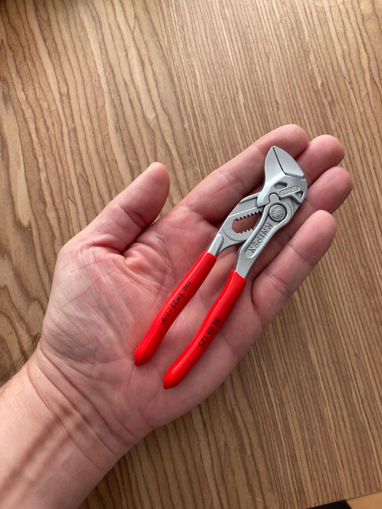 Knipex Tools 9K 00 80 121 US Small Pliers Wrench Tool Set (2 Piece) photo review