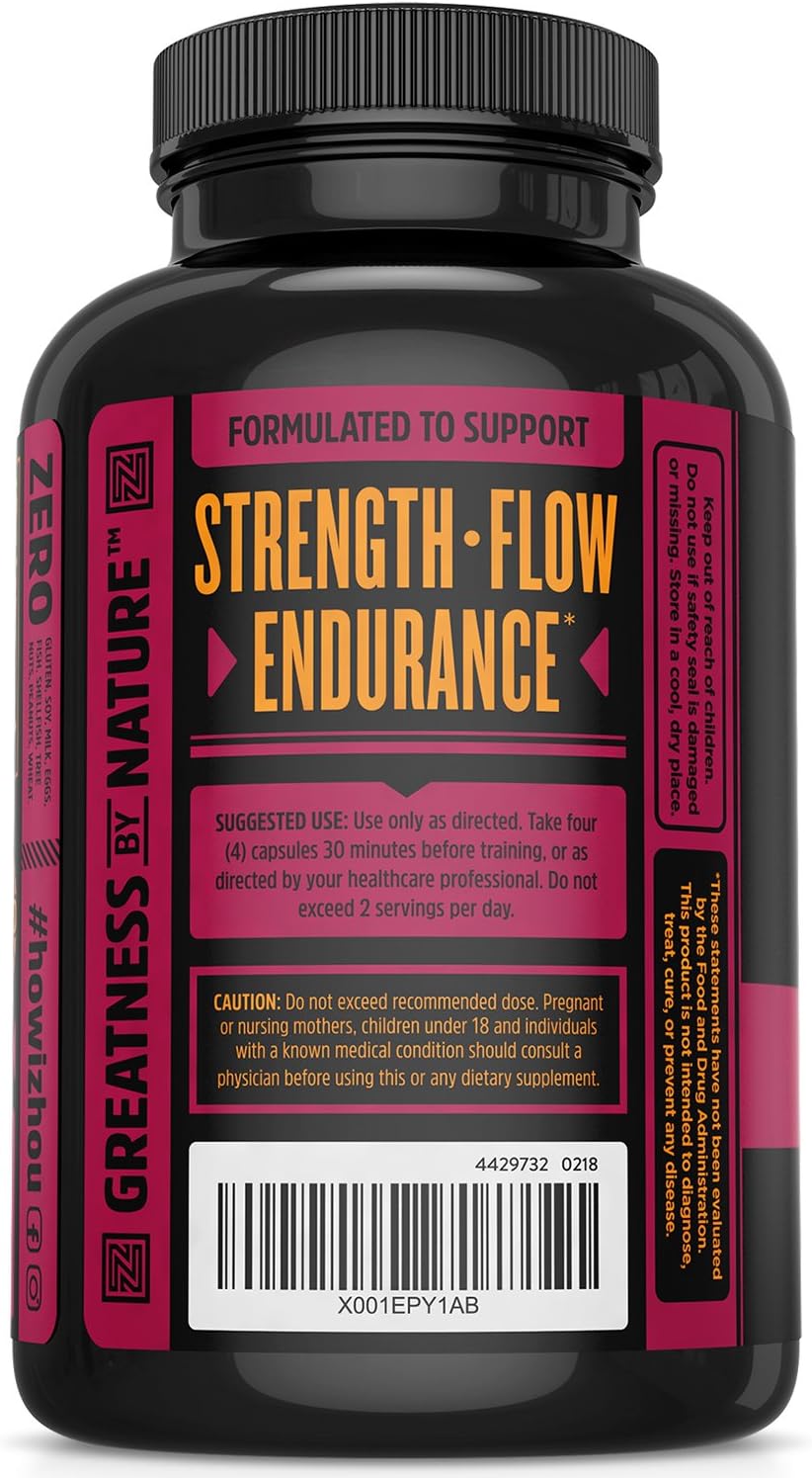 Zhou Nutrition Nitric Oxide Supplement with L Arginine