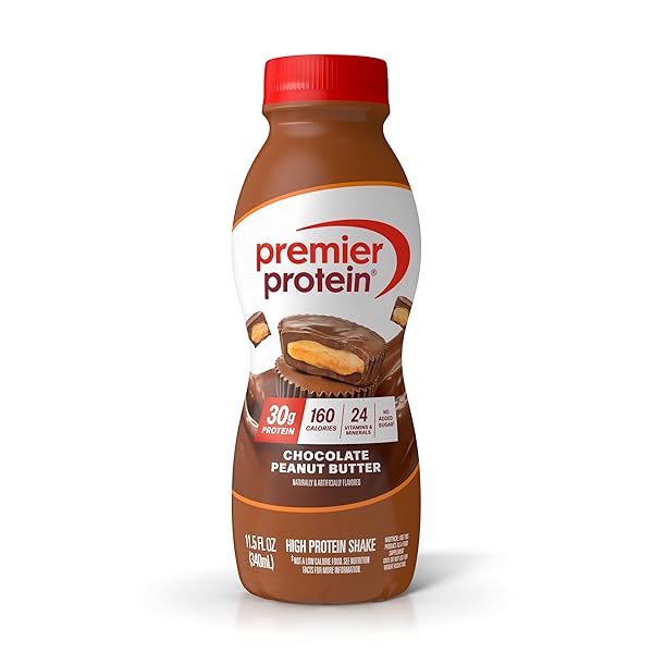 PREMIER PROTEIN SHAKE, CHOCOLATE PEANUT BUTTER, 30G PROTEIN,...