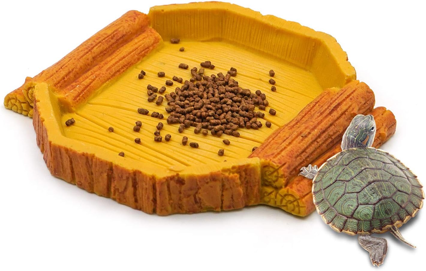 nomal Reptile Water Bowl Tortoise Bath Bearded Dragon Food Bearded