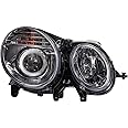 TRQ Right Headlight Assembly Compatible with 2007-2009 Mercedes-Benz E320 E350 E550 E63 AMG