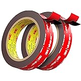 Double Sided Tape Heavy Duty (2 Pack), Waterproof Strong Mounting Adhesive Tape for Walls, Car, Home Decor, Office Decor, Mad