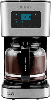 Cafetera de Goteo Digital de 12 Tazas Coffee 66 Smart Aroma. 950W, Calentamiento Rápido y Función Recalentar, Jarra de Vídrio 1,5L, Acabado en Acero Inoxidable e Intensificador de Aroma