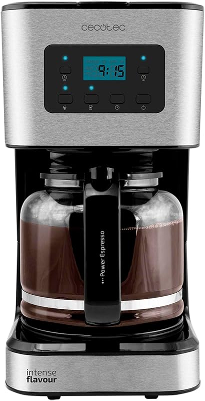 Cafetera de Goteo Digital de 12 Tazas Coffee 66 Smart Aroma. 950W, Calentamiento Rápido y Función Recalentar, Jarra de Vídrio 1,5L, Acabado en Acero Inoxidable e Intensificador de Aroma