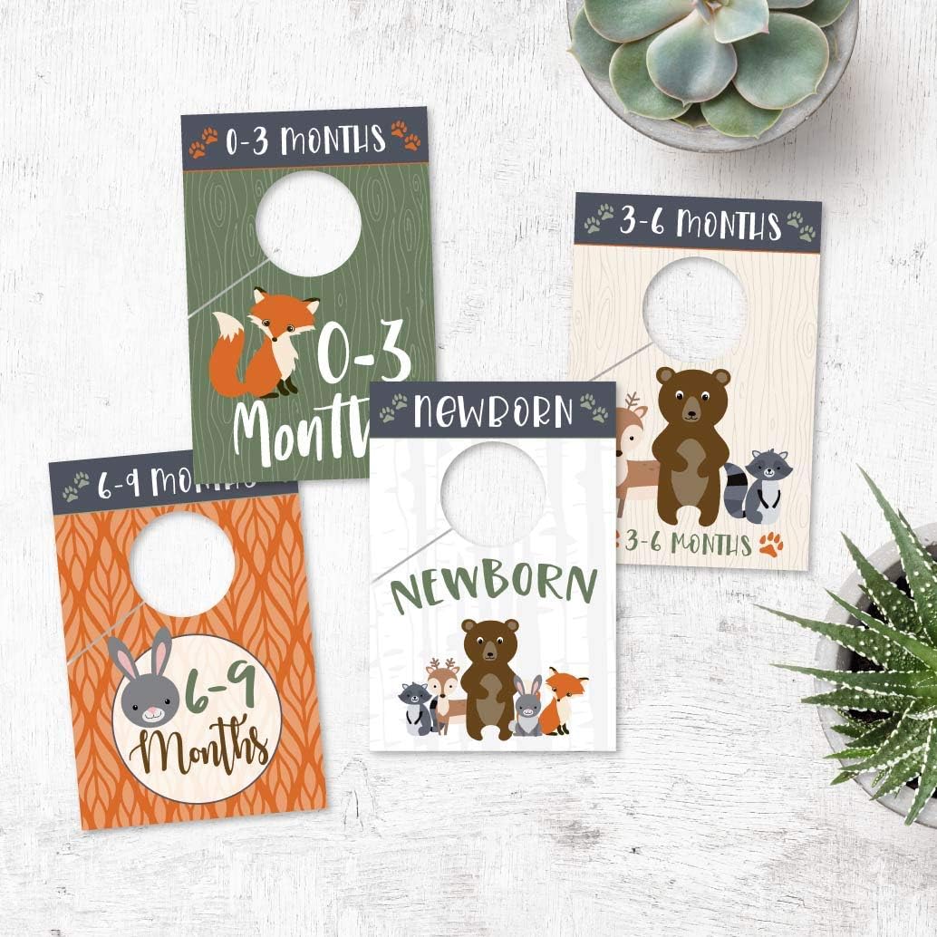 6 Pack Baby Clothes Dividers 6 5x 3 Plastic Nursery Closet Divider Organizer Baby Clothes Closet Clothing Size Divider Hanger Baby Wardrobe Divider For Baby Clothes Magicfour Baby Closet Dividers Hanging Organizers