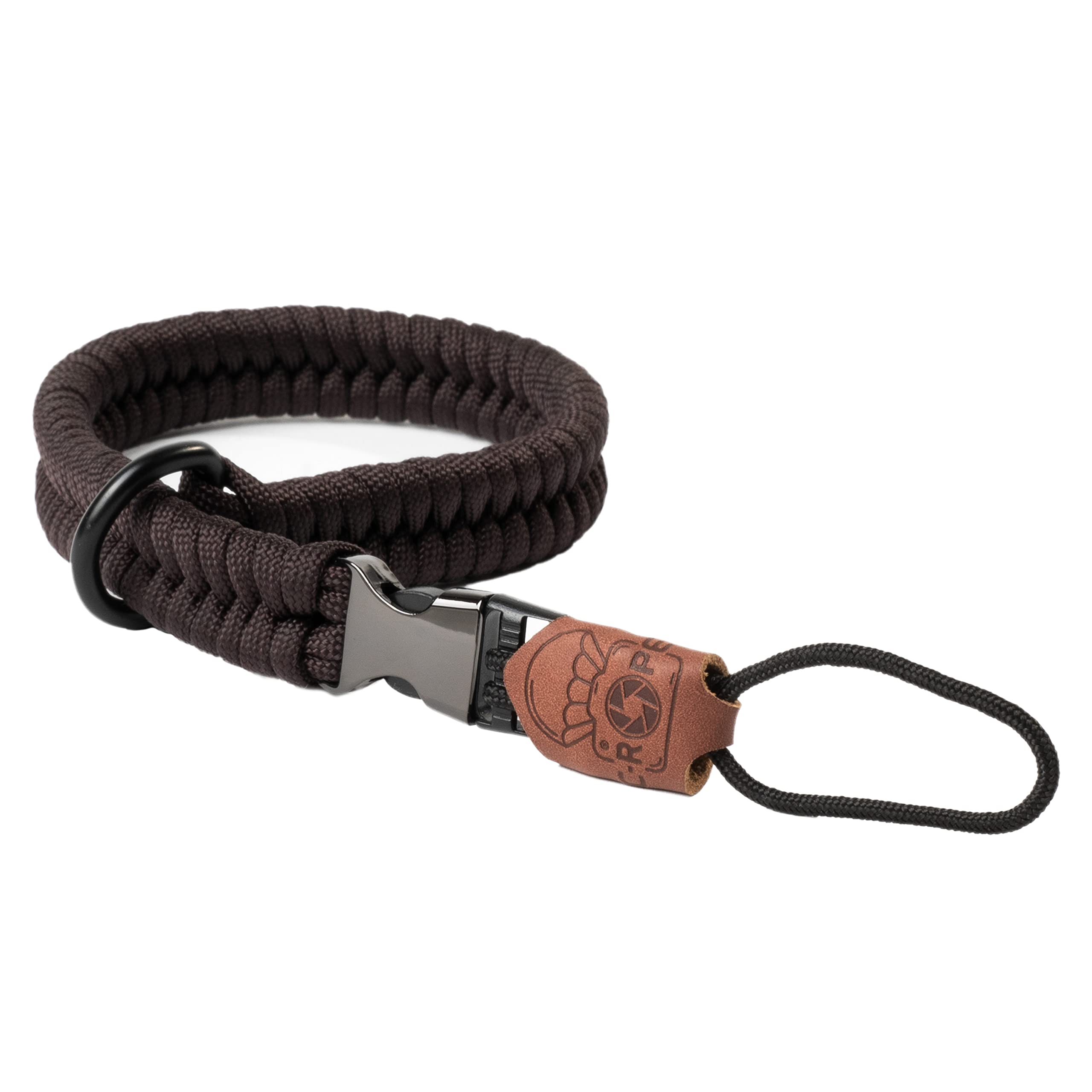 C-Rope Camera Hand Strap The Claw Hand-Woven Paracord Camera Strap with Quick Release System Brown — image 1