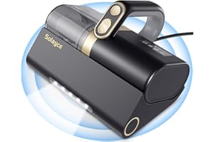 Solayce Bed Vacuum Cleaner, 16Kpa Suction 500W Powerful Double Cup Mattress Vacuum Cleaner, Mattress Vacuum Cleaner with Dust