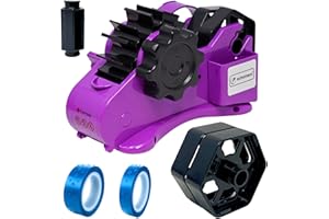 echomerx Original Heat Tape Dispenser + 2 Sublimation Tapes – Pre-Cut for Cricut, Heat Press, Craft, Thermal, Tumbler, HTV, G