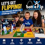 PMS Bottle Flip Challenge Set 14 Pieces Cards Board Spinner Hoopla Rings view 3