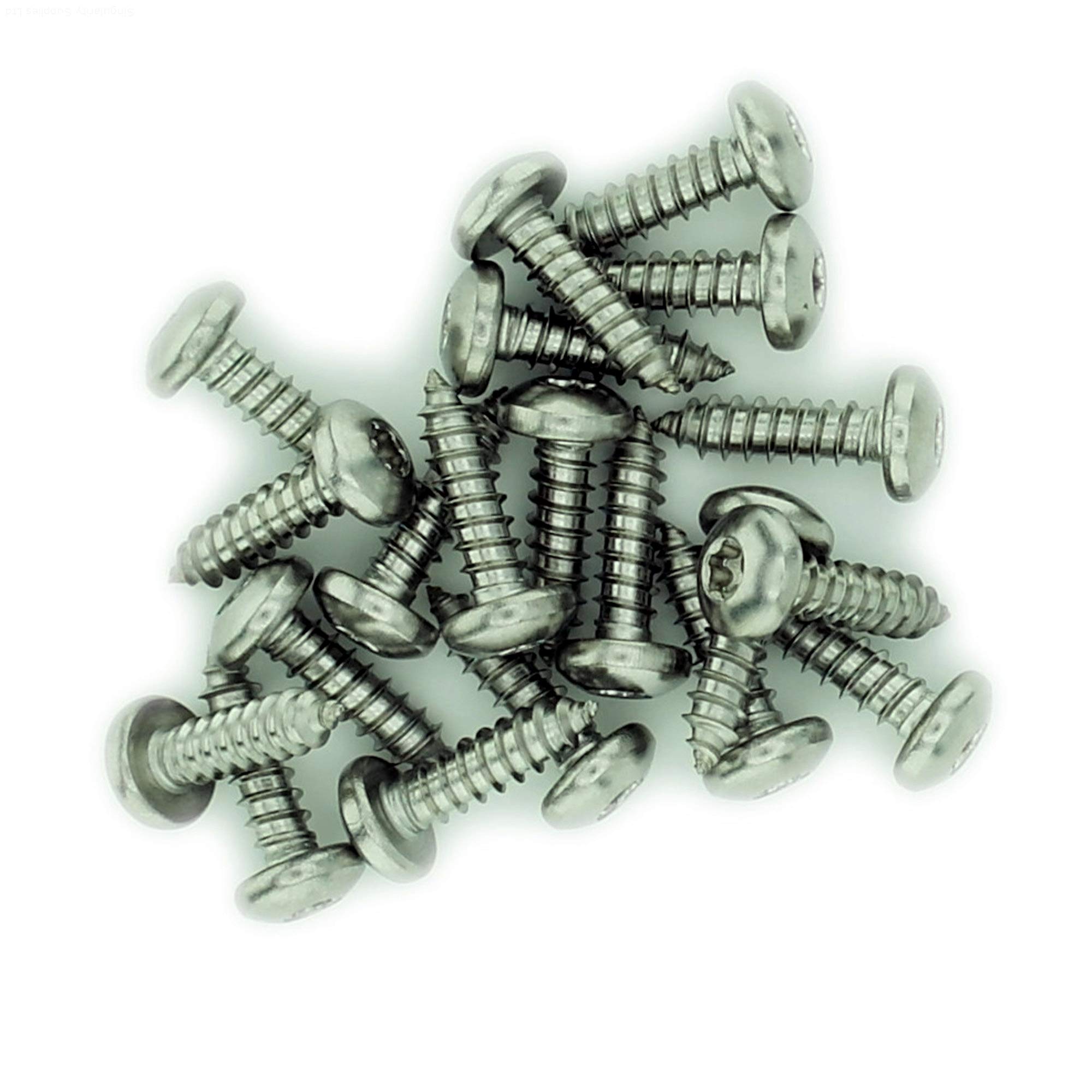 No.4 x 0.5 (2.9mm x 13mm) TX Pan Self-Tapping Screw - Stainless Steel (A2) (Pack of 20)