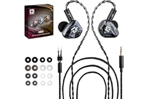 YINYOO KBEAR KB01 in-ear Monitors, HIFI Beryllium Diaphragm Dynamic Driver in ears Headphones kbear inears Wired Earbuds High-end iem Earphones for Musicians Singers with Clear Sound OFC Cable/Resin Cavity