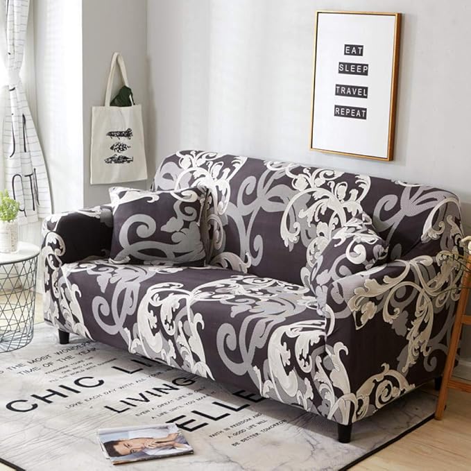 Dthlay Couch überzug Spandex Sofabezug Elastic Polyester 1/2/3/4 Sitzer