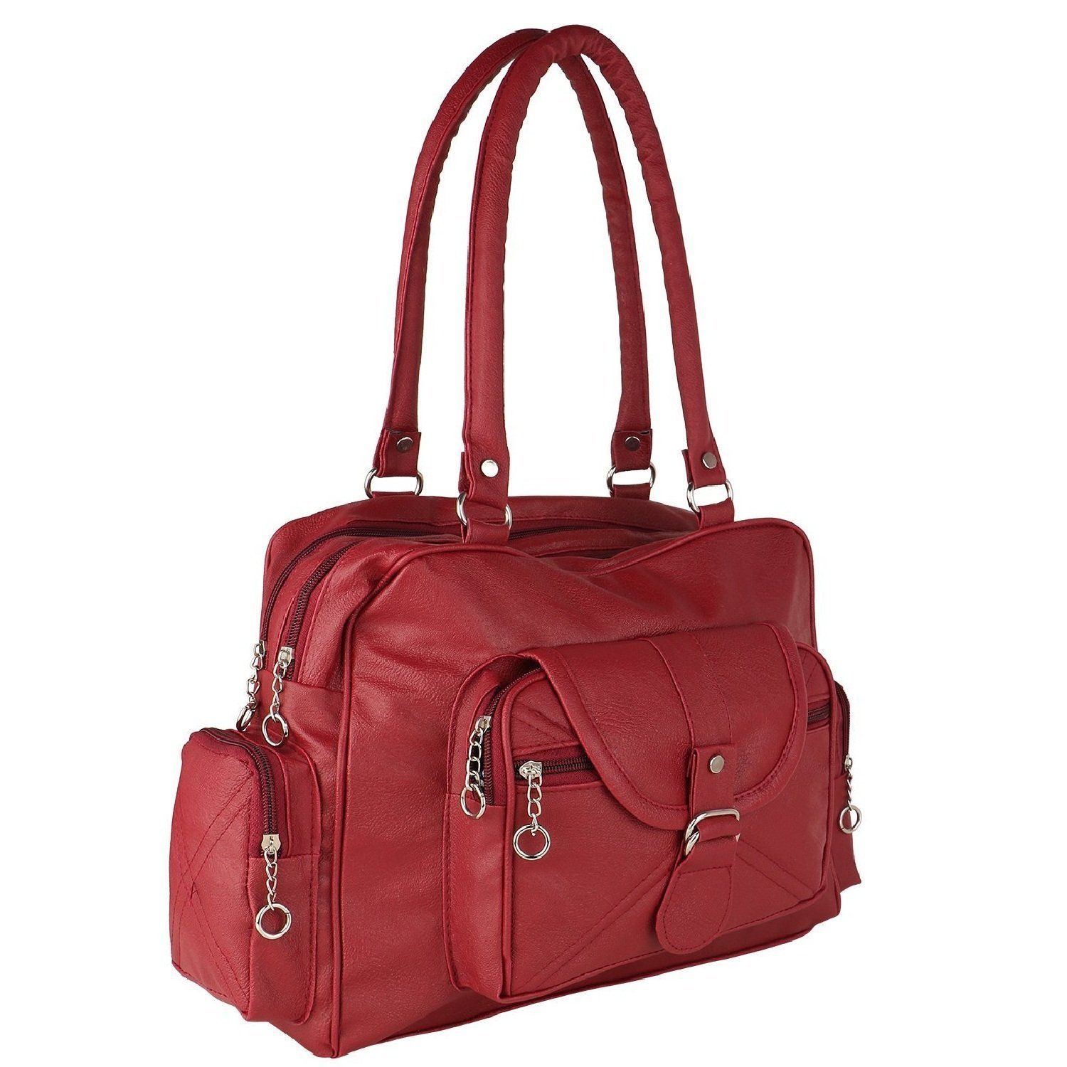 bizarre vogue women's stylish handbag (maroon, bv973)