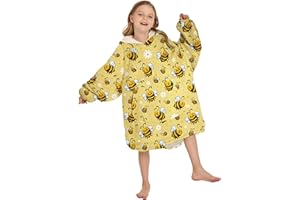 papasgix Oversized Blanket Hoodie Sweatshirt Pullover with Large Front Pocket, Hoodie Wearable Blanket for Teenagers Kids