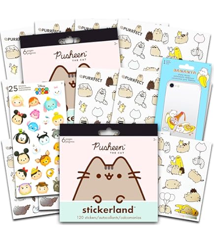 Pusheen The Cat Canvas Wall Art – Multi-Color Home Decor Print, 60 X 80 Cm, Ready To Hang