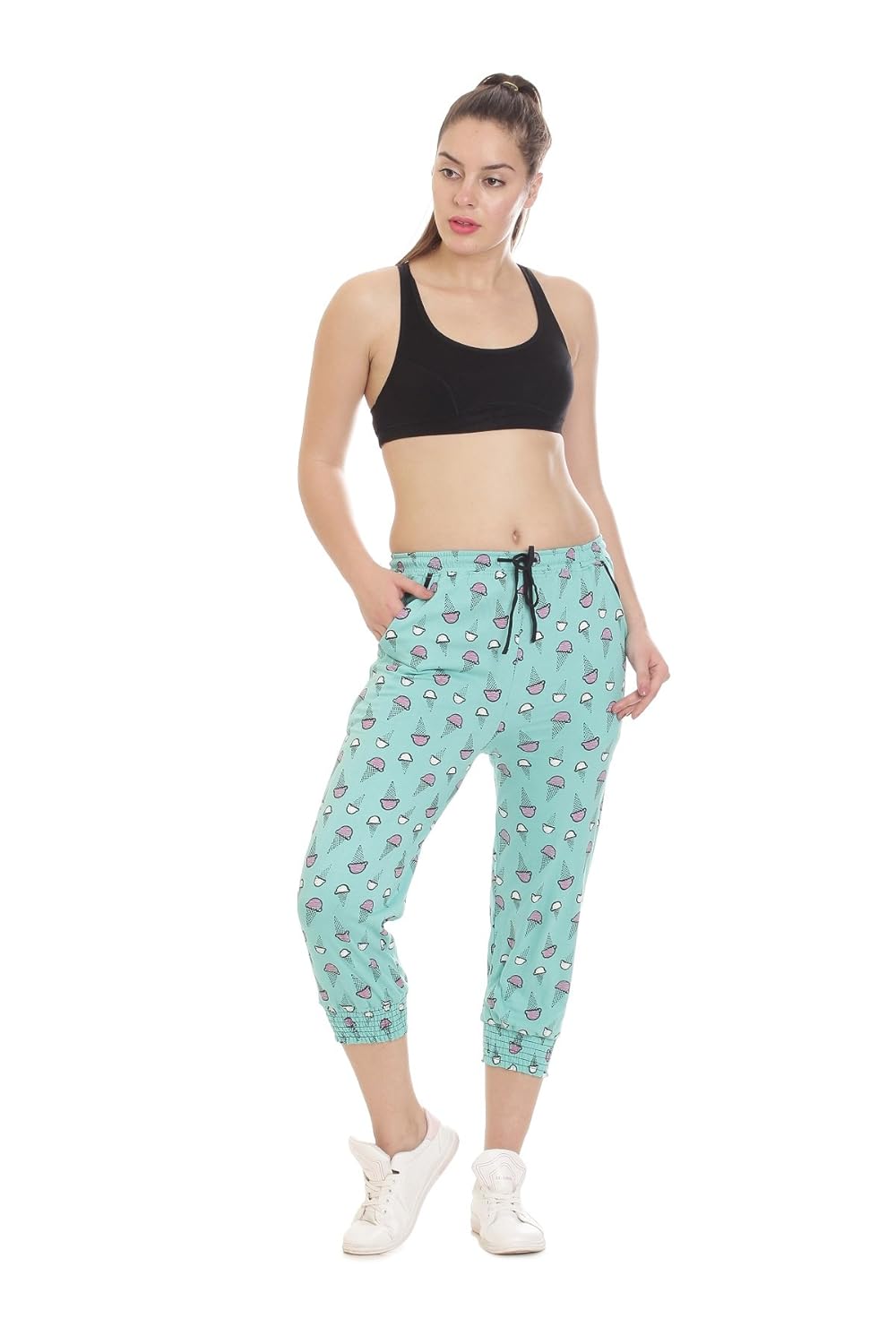 goldstroms women's printed capri