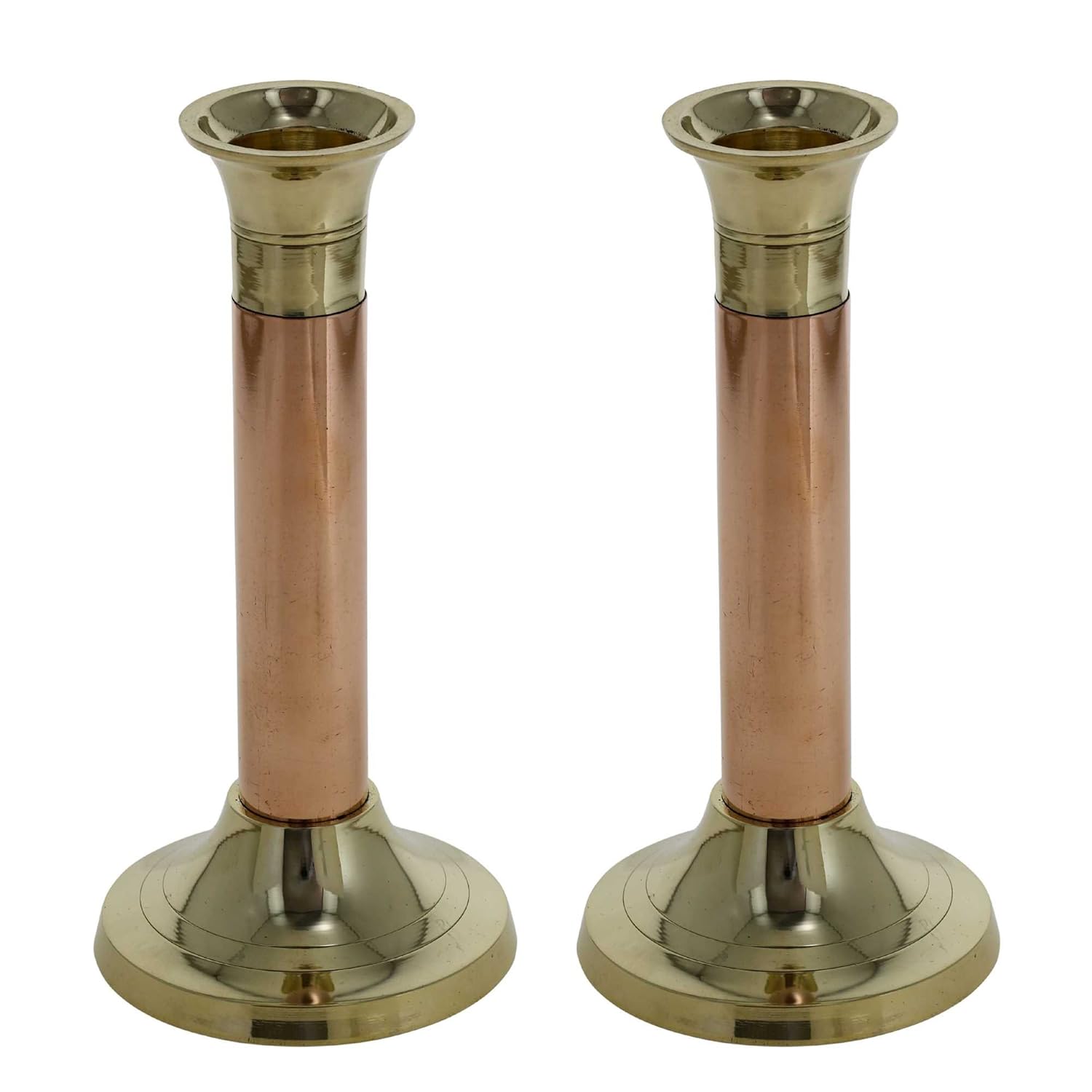 Buy Shalinindia Unique Vintage Flower Bud Vase Pair Indian Copper