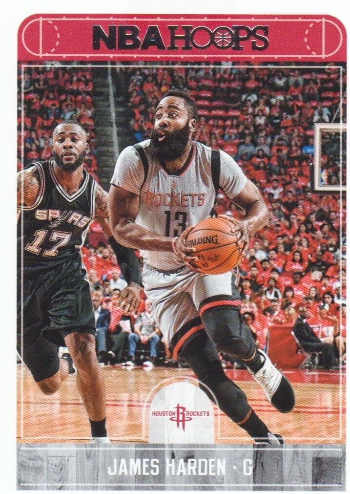 James Harden 2017 2018 Panini Hoops #184 Mint Houston Rockets Basketball Card