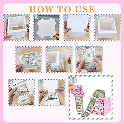 Pink Cowgirl Birthday Party Decorations - Money Box
