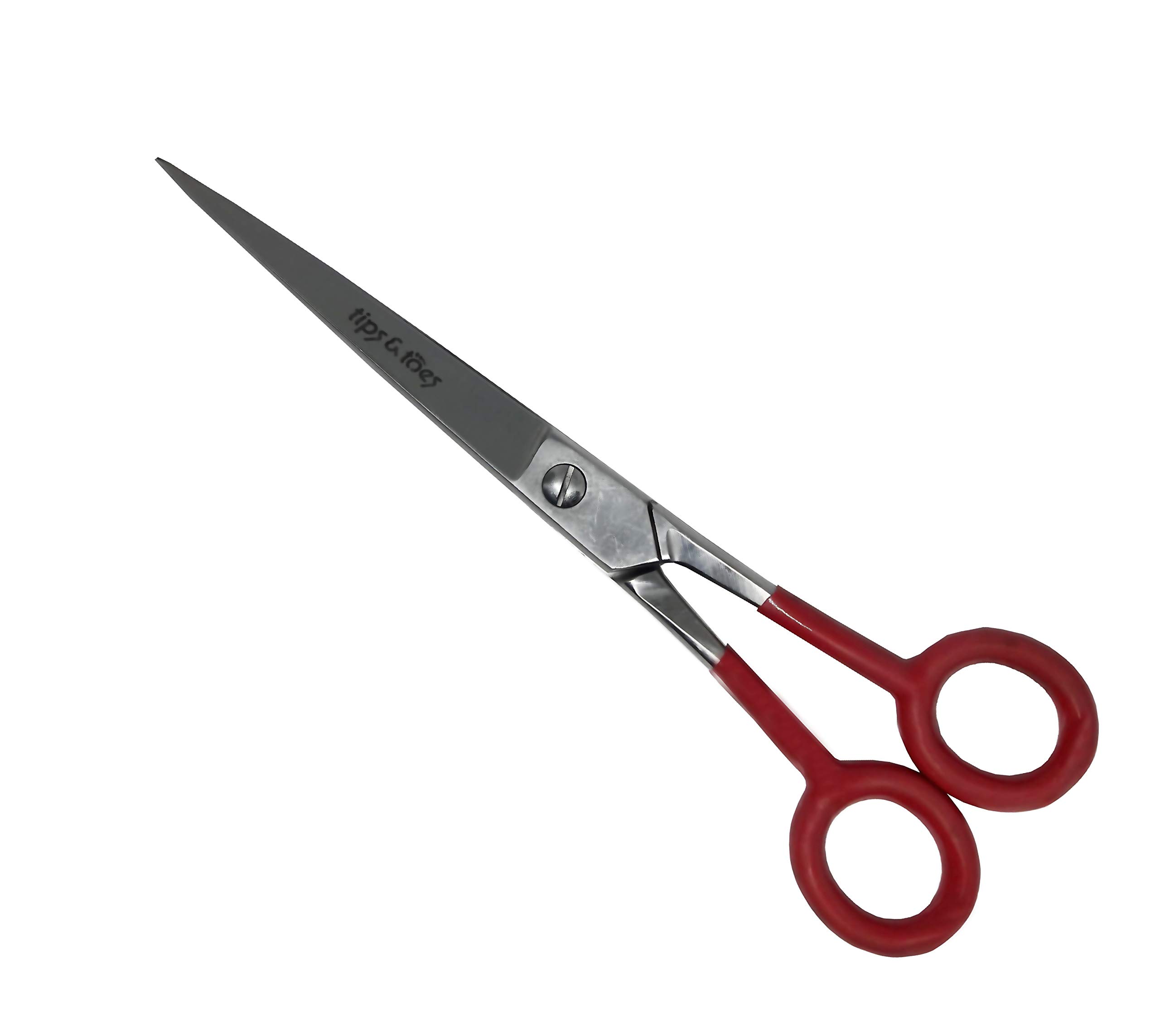 Scissors-Hair Cutting/Hairdressing/Barber Salon/Hairdressers Stainless Steel Scissors for Men Women and Children - Professional Super Cut- PVC Grip- Stainless Steel