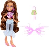 Bratz Fashion Pixiez Yasmin Collectible Doll with Wings Ring Accessory Purple view 2