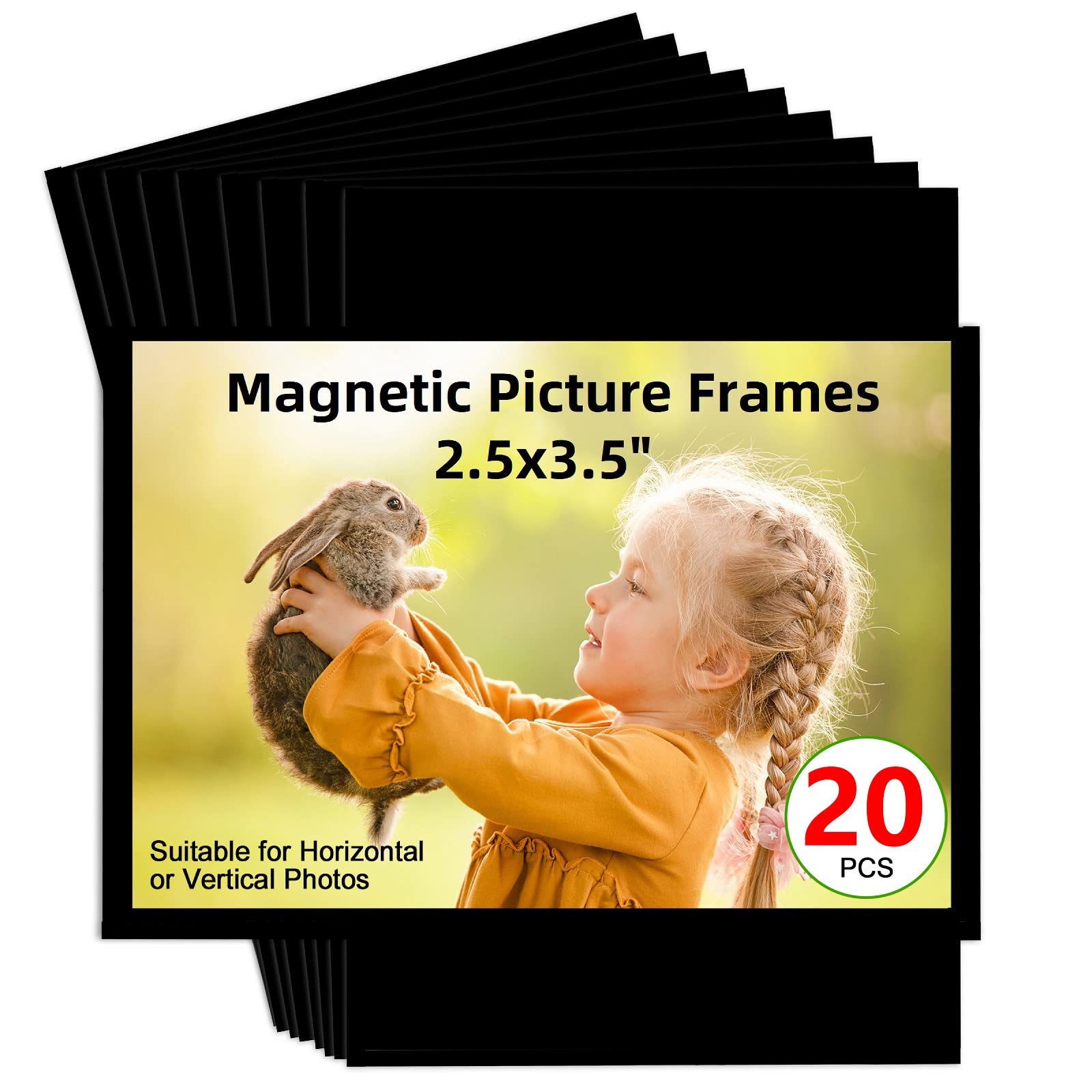 CHUNNIAO Magnetic Picture Frame 2.5X3.5-20