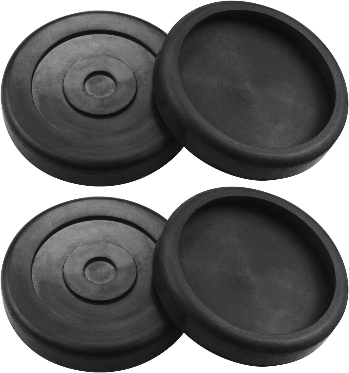 Bestong Round Rubber Arm Pads a Set of 4 HD Slip on # 5715017 Compatible with BENDPAK Lift DANMAR Lift: Automotive