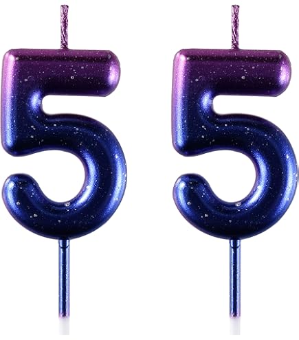 79th & 97th Birthday Candles With Crown Design – Gold Number Cake Toppers For Milestone Celebrations - View #13