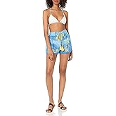 Ramy Brook womens Floral Printed Tessa Coverup Shorts