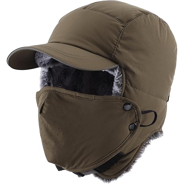 Amazon.com: Trapper Hat for Men Women Waterproof Winter Warm