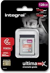 Integral 128GB CFexpress Type B 2.0 Memory Card 1700MB/s Read 1600MB/s Write view 1