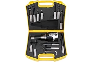 HFS(R) R8 Shank Boring Set 3" Boring Head 3/4" Carbide Boring Bar Set 12pcs for Milling