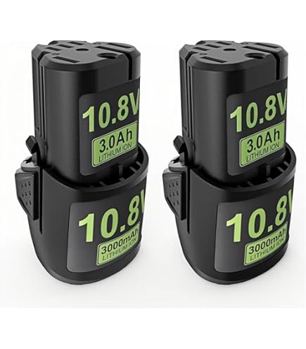 Upgraded 2Packs 3000mAh Replacement Battery for Stihl 10.8V HSA 26