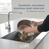 Catit PIXI Cordless XL Stainless Steel Water Fountain with UVC Filter view 3