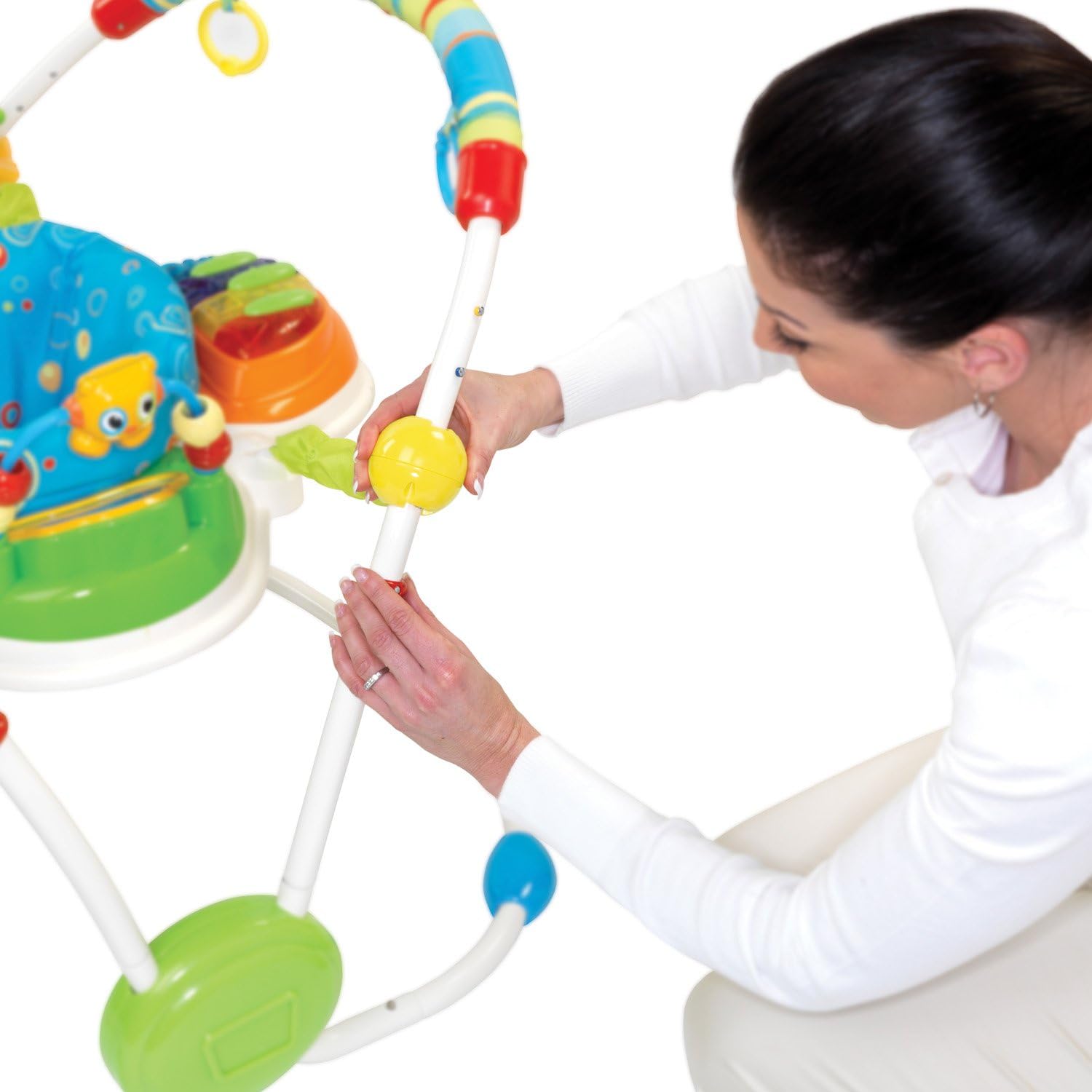 bright starts cute critters activity jumper
