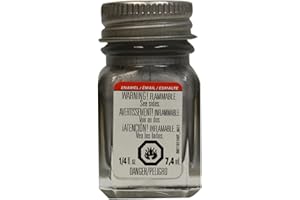 Testors 1146TT Enamel Paint, 0.25 Oz, Metallic Silver