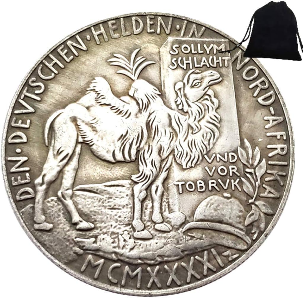 Antike Deutsche Münze Friedrich III – Preußen Mark 1888, Versilbert, Sammlerstück