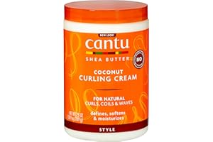 Cantu Shea Butter for Natural Hair Coconut Curling Cream, 25 Ounce