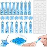 HFWTWPY Sterile Needles for Pimples, 60pcs Pimple Needles Disposable & 72 Dots Acne Stickers | Blemish & Blackhead Removal To