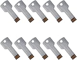 Fenglangrong 10Pack 2GB USB Flash Drive Metal Key Shaped Memory Stick USB 2.0 view 2